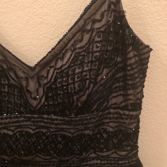 CUTE black/gold dress. GREAT CONDITION. - Picture 3 of 4